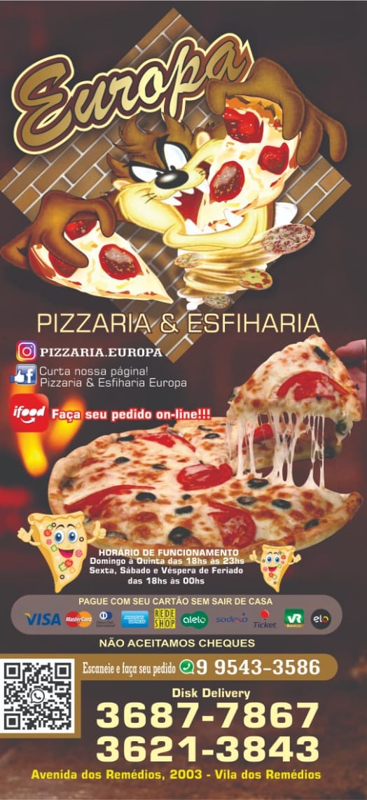 Menu Europa Pizzaria & Esfiharia-1